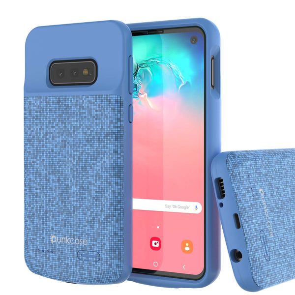 PunkJuice S10e Battery Case Blue - Fast Charging Power Juice Bank with 4700mAh