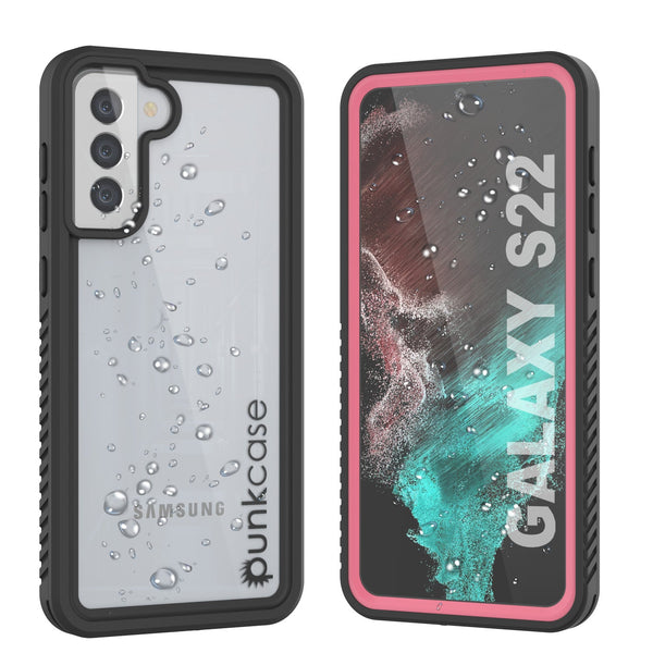 Galaxy S22 Water/ Shock/ Snowproof [Extreme Series] Slim Screen Protector Case [Pink]