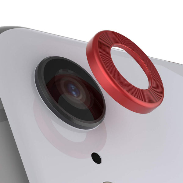 Punkcase iPhone 11 Camera Protector Ring [Red]