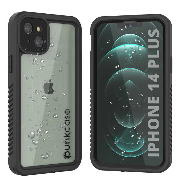 iPhone 14 Plus Waterproof Case, Punkcase [Extreme Mag Series] Armor Cover W/ Built In Screen Protector [Black]