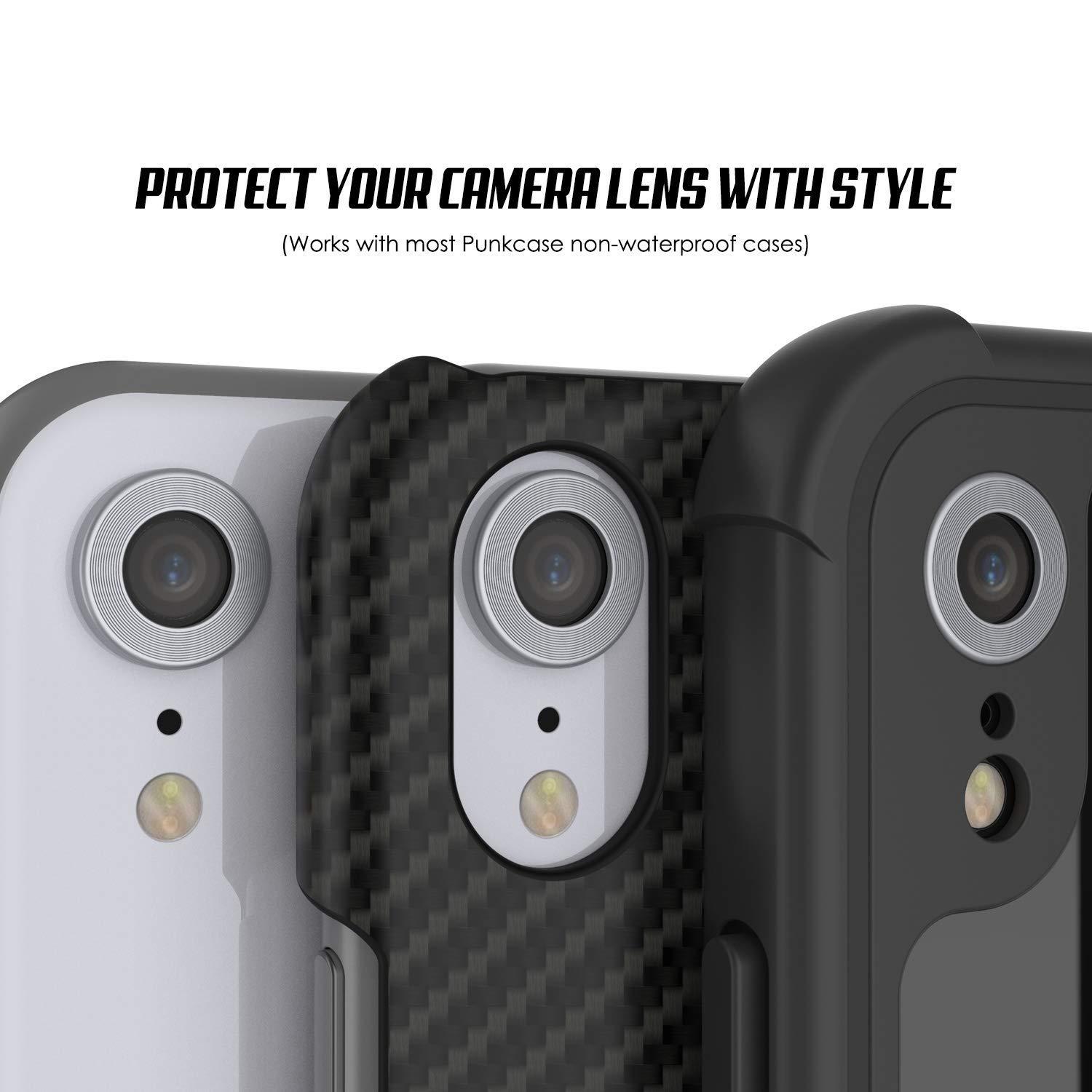 Punkcase iPhone 11 Pro Max Camera Protector Ring [Silver]