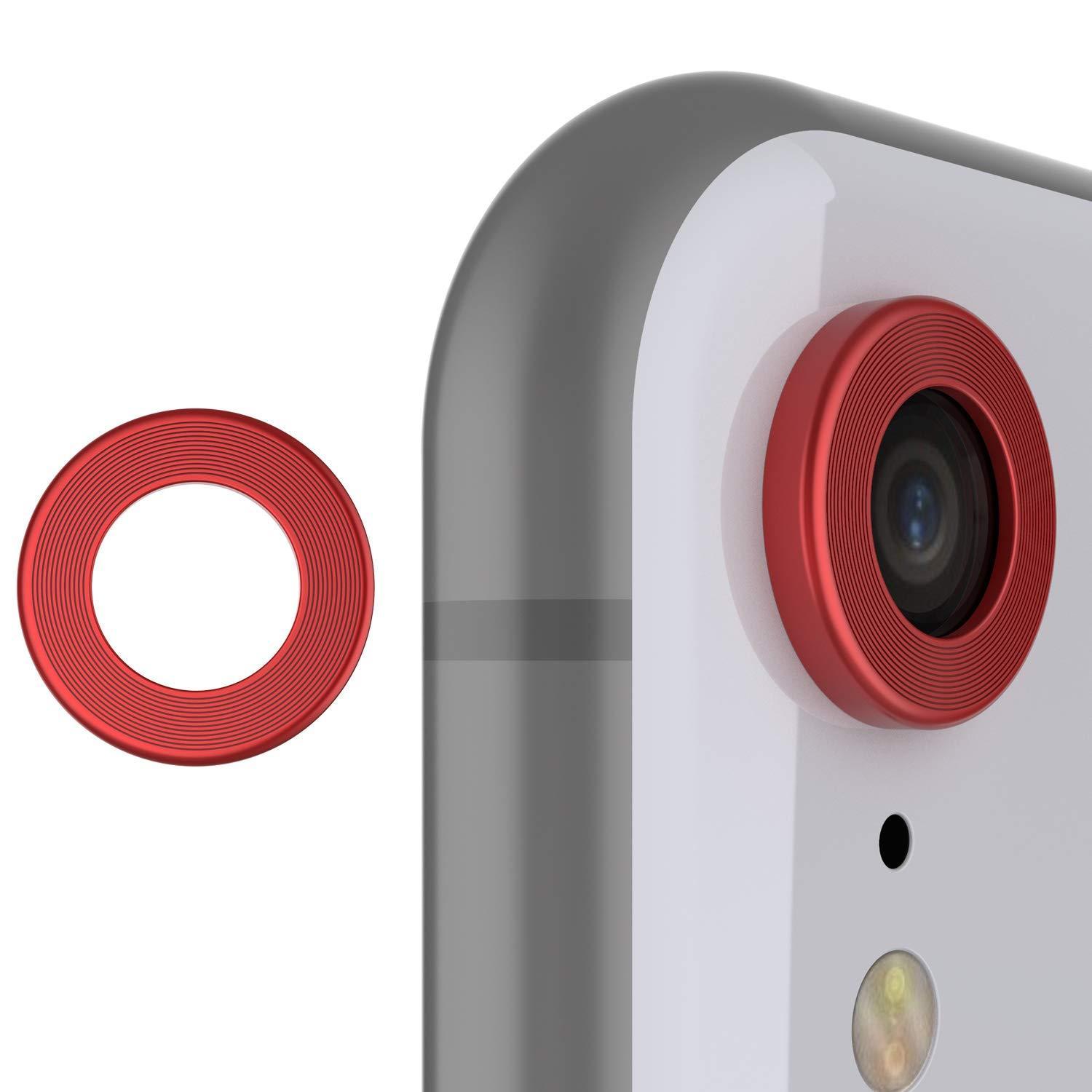 Punkcase iPhone 11 Pro Camera Protector Ring [Red]