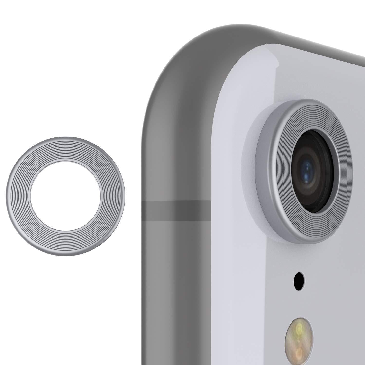 Punkcase iPhone 11 Camera Protector Ring [Silver]