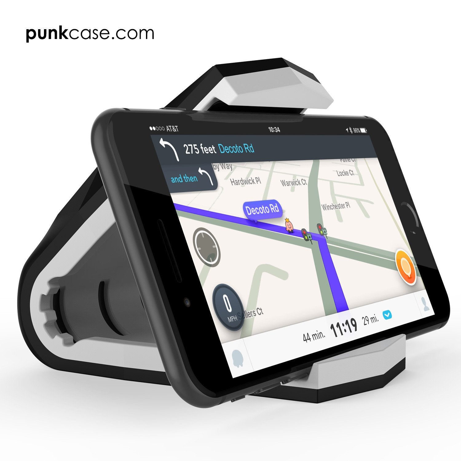 Viper Car Phone Holder White, Universal Dashboard Mount for all Smartphones