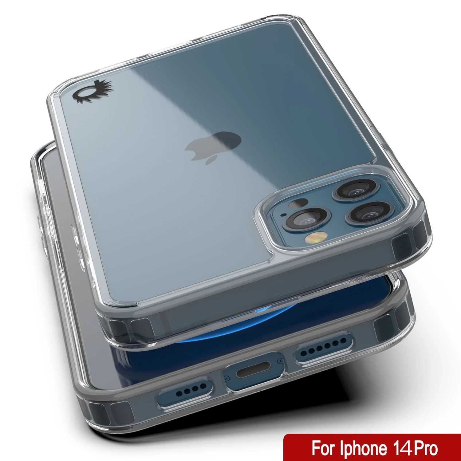 iPhone 14 Pro Case Punkcase® LUCID 2.0 Clear Series Series w/ SHIELD Screen Protector | Ultra Fit