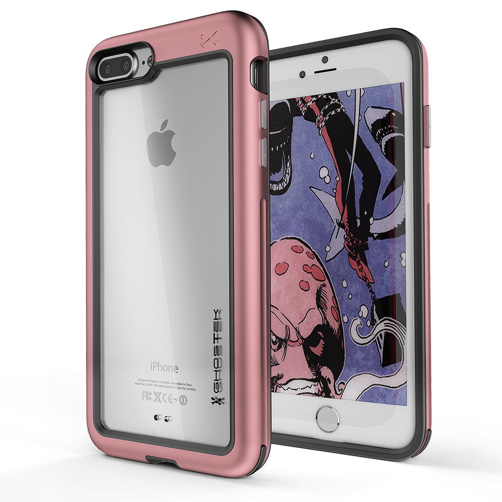 iPhone 7+ Plus Case, Ghostek®  Atomic Slim Series  for  iPhone 7+ Plus Rugged Heavy Duty Case[PINK]