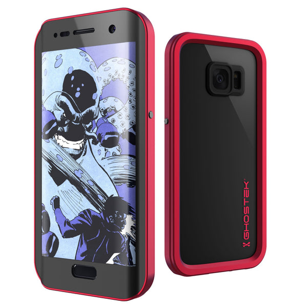 GHOSTEK - Atomic 2.0 Series Waterproof Case for Samsung S7 Edge | Red