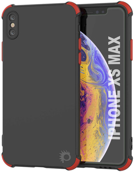 Punkcase Protective & Lightweight TPU Case [Sunshine Series] for iPhone XS Max [Black]