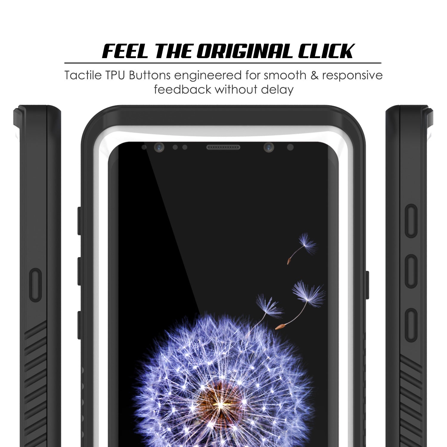 Punkcase Galaxy S9 Extreme Series Waterproof Body | White