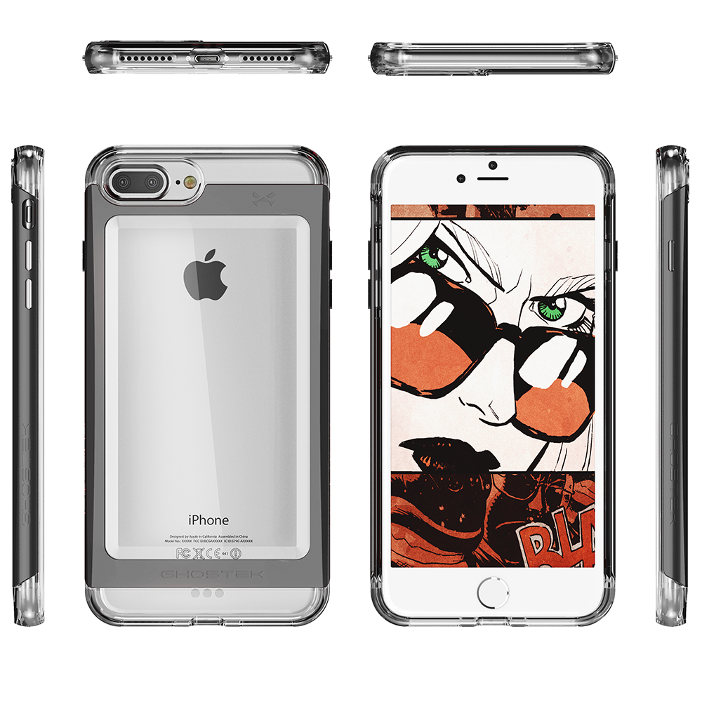 GHOSTEK - Cloak 2.0 Series Armor Case for Apple iPhone 7+ Plus | Black