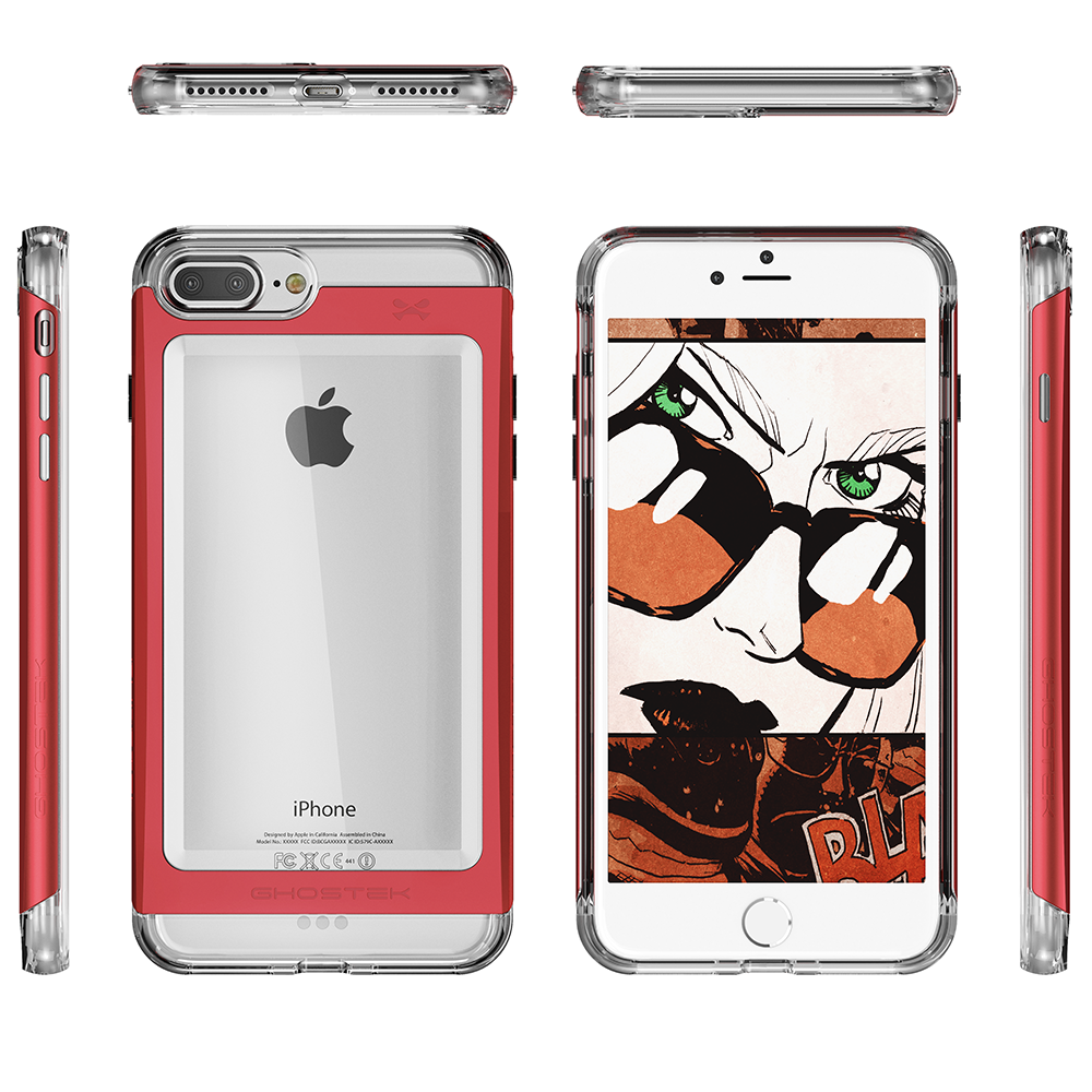 GHOSTEK - Cloak 2.0 Series Armor Case for Apple iPhone 7+ Plus | Red