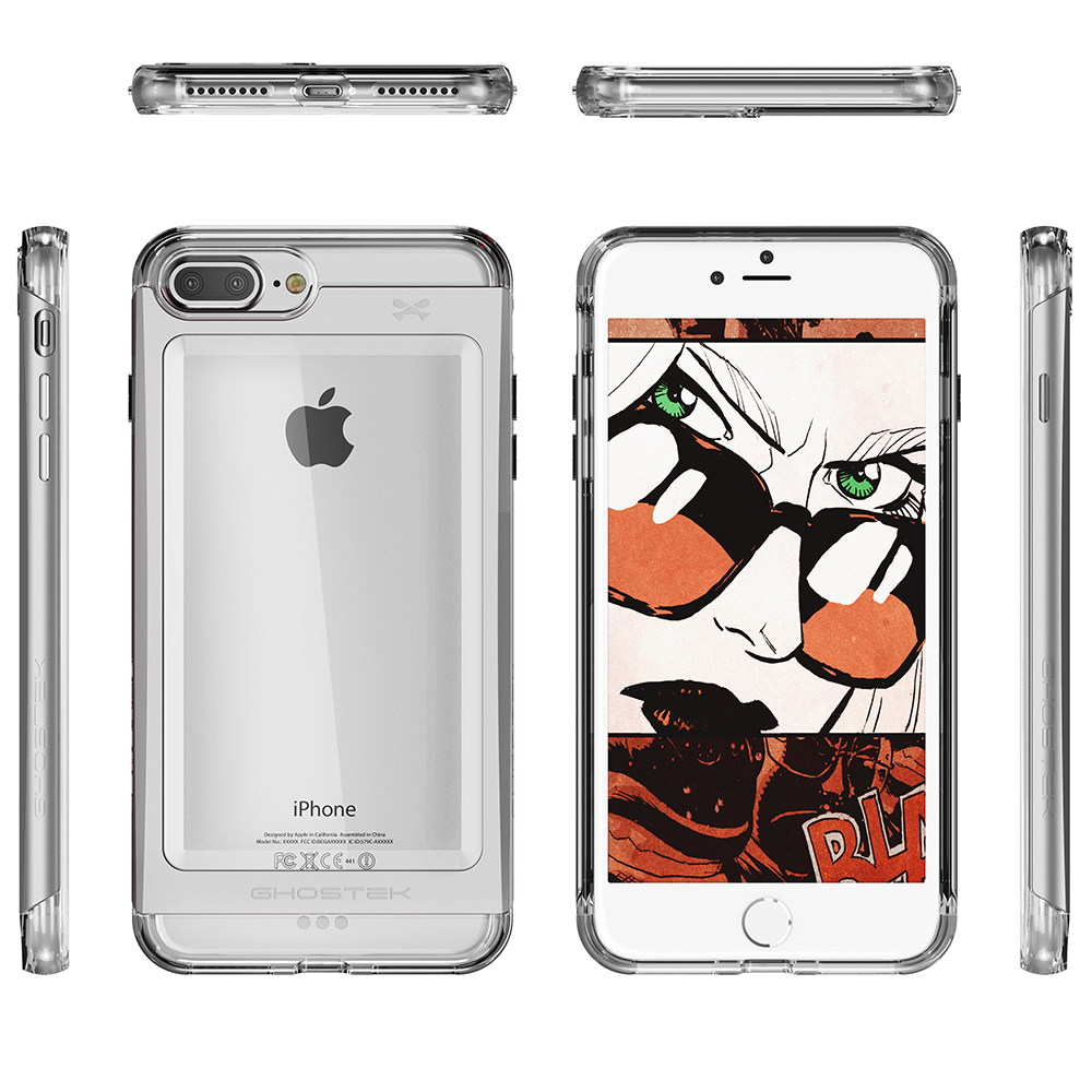 GHOSTEK - Cloak 2.0 Series Armor Case for Apple iPhone 7+ Plus | Silver