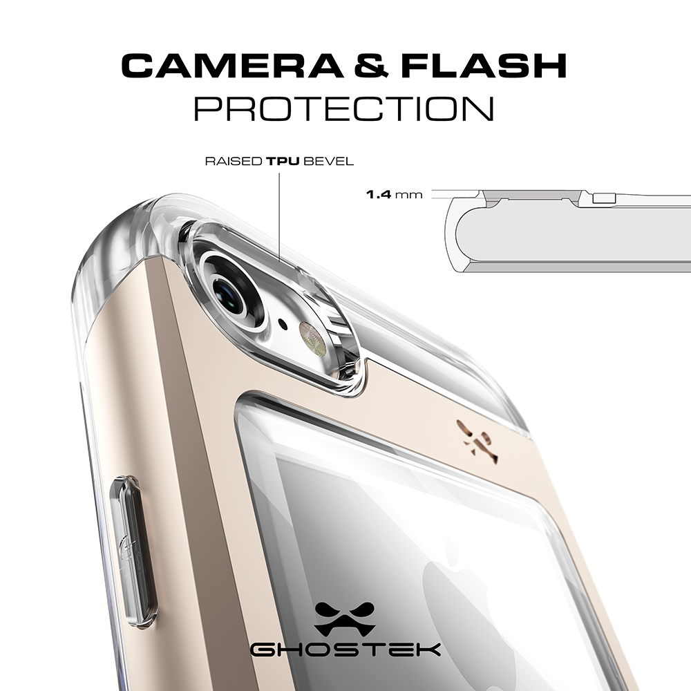 GHOSTEK - Cloak 2.0 Series Armor Case for Apple iPhone 7 | Silver