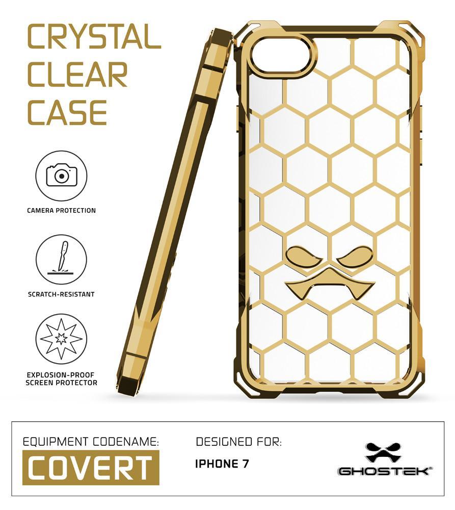 iPhone 8 Case, Ghostek® Covert Gold, Premium Impact Protective Armor | Lifetime Warranty Exchange