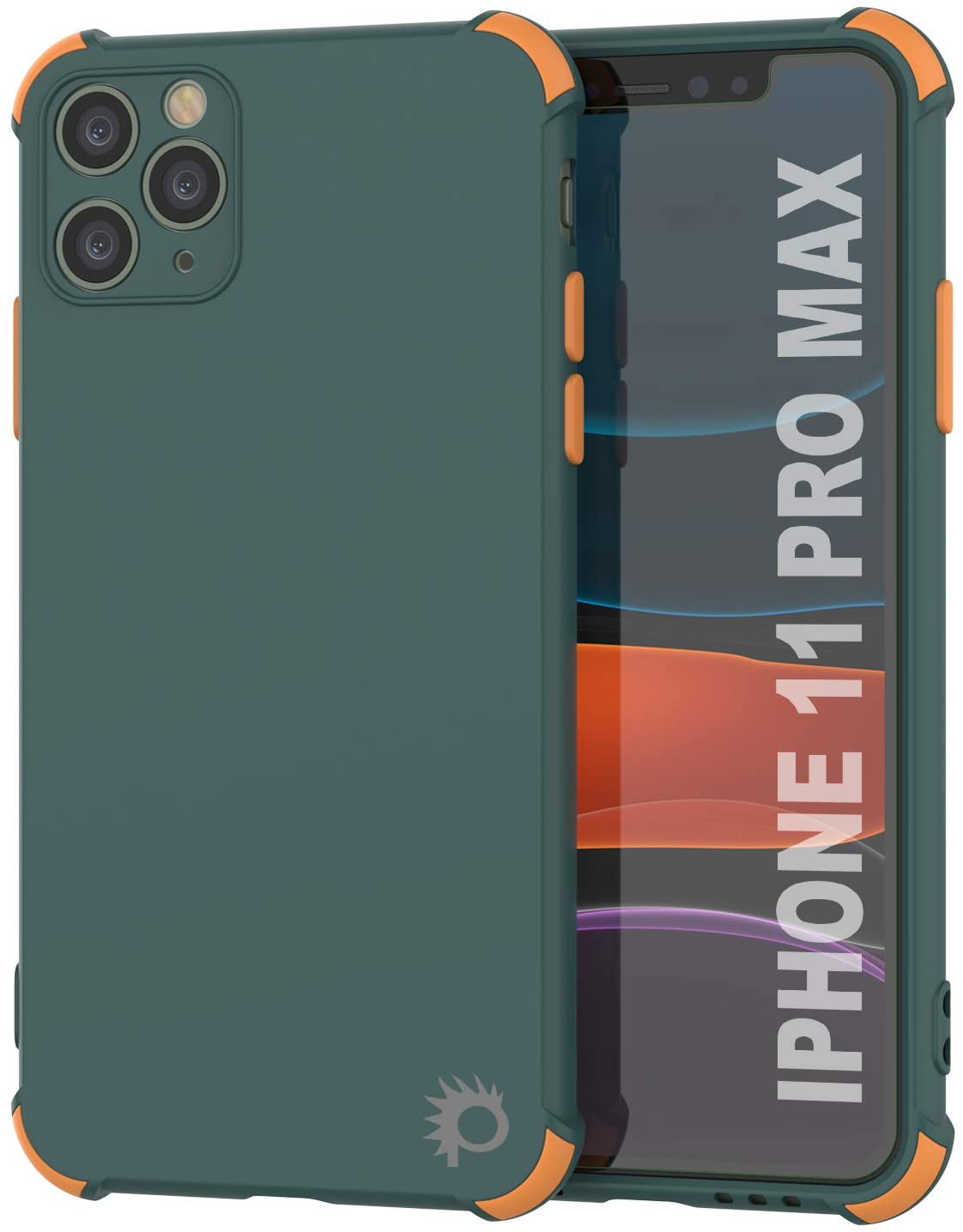 Punkcase Protective & Lightweight TPU Case [Sunshine Series] for iPhone 11 Pro Max [Dark Green]