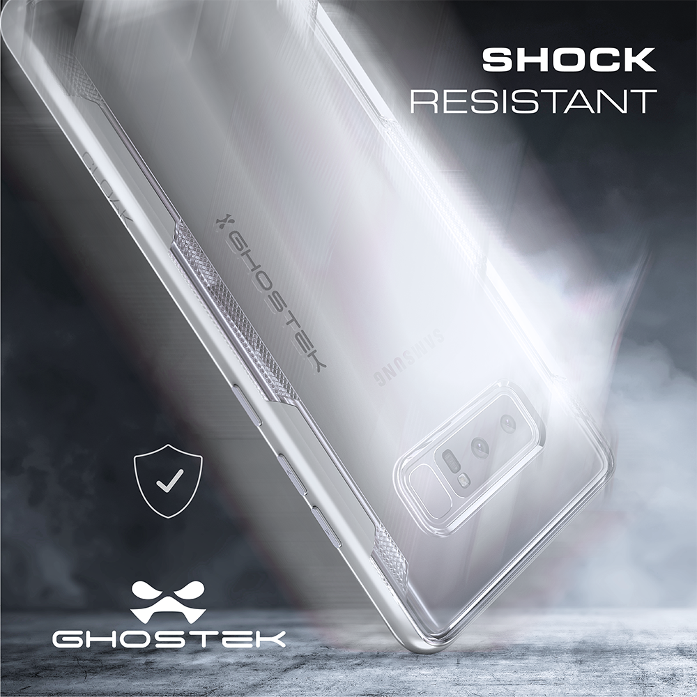 Galaxy Note 8 Case, Ghostek Cloak 3 Galaxy Note 8 Clear Transparent Bumper Case Note8 2017 | GOLD