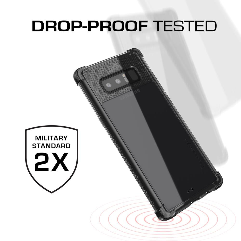 Galaxy Note 8 Case,Ghostek Covert 2 Ultra Fit Case for Samsung Galaxy Note 8 Military Grade Tested | Black