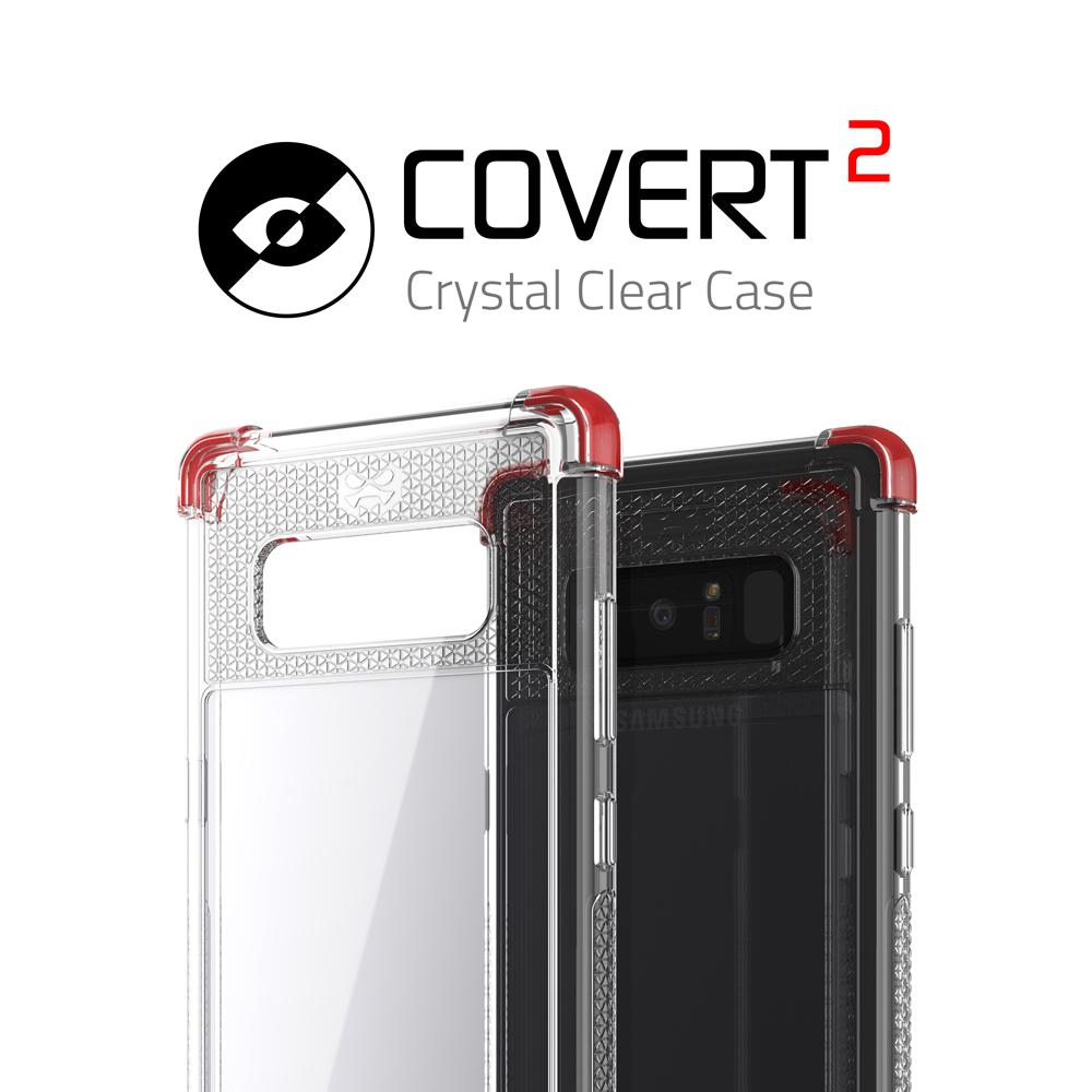 Galaxy Note 8 Case, Ghostek Covert 2 Series for Galaxy Note 8 Protective Case  [RED]