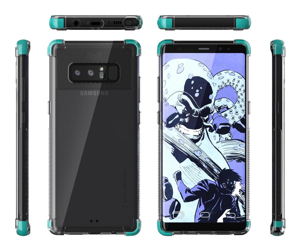 Galaxy Note 8 Case,Ghostek Covert 2 Ultra Fit Case for Samsung Galaxy Note 8 Military Grade Tested | TEAL