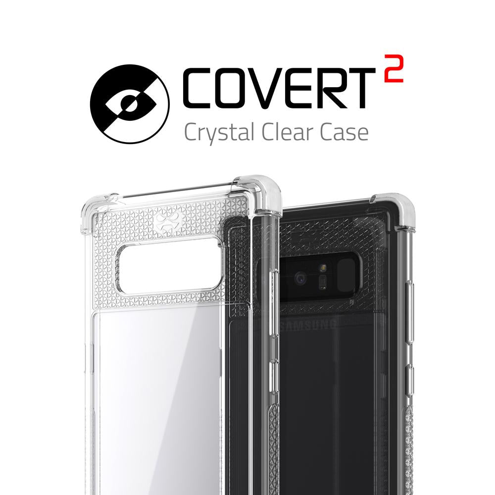 Galaxy Note 8 Case,Ghostek Covert 2 Ultra Fit Case for Samsung Galaxy Note 8 Military Grade Tested | WHITE