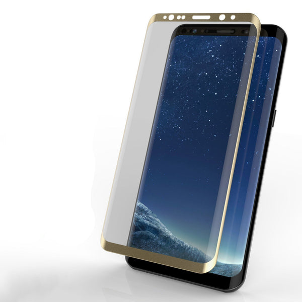 Galaxy S10e Gold Punkcase Glass SHIELD Tempered Glass Screen Protector 0.33mm Thick 9H Glass