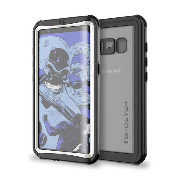 Galaxy S8 Plus Waterproof Case, Ghostek Nautical Series (White) | Slim Underwater Full Body Protection