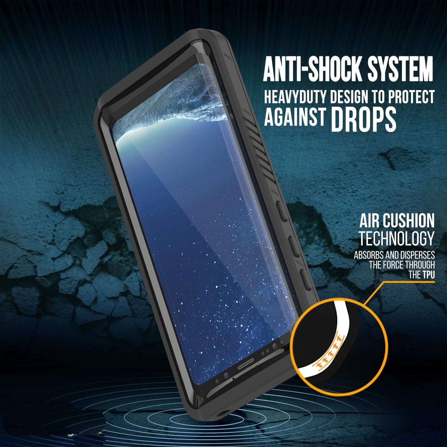 Galaxy S8 Waterproof Case, Punkcase [Extreme Series] [Slim Fit] [IP68 –  AvatarCase USA