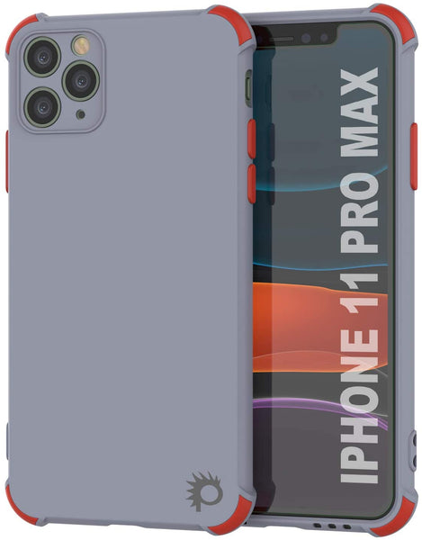Punkcase Protective & Lightweight TPU Case [Sunshine Series] for iPhone 11 Pro Max [Grey]