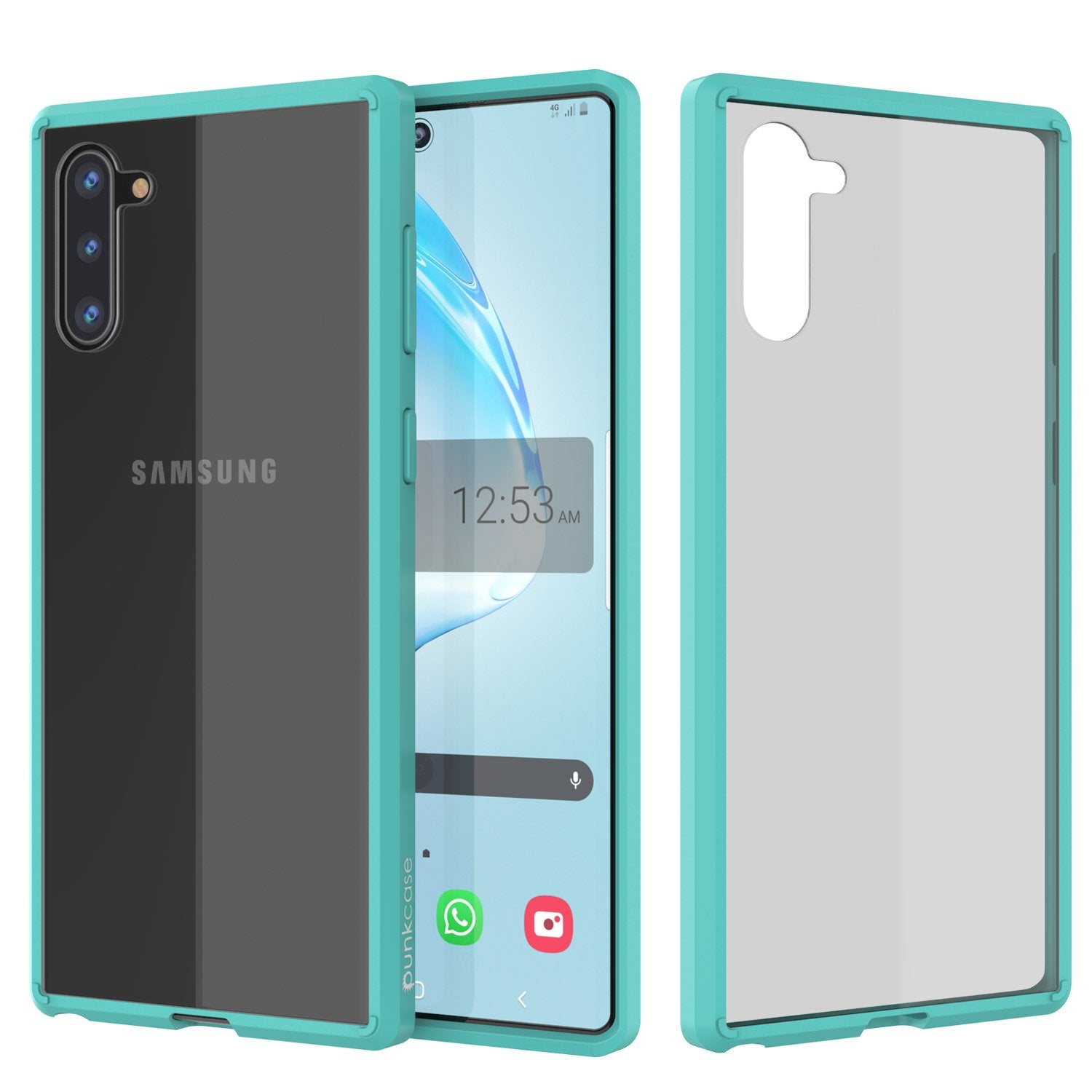 Galaxy Note 10 Punkcase Lucid-2.0 Series Slim Fit Armor Teal Case Cover