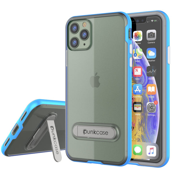 iPhone 11 Pro Case, PUNKcase [LUCID 3.0 Series] [Slim Fit] Armor Cover w/ Integrated Screen Protector [Blue]