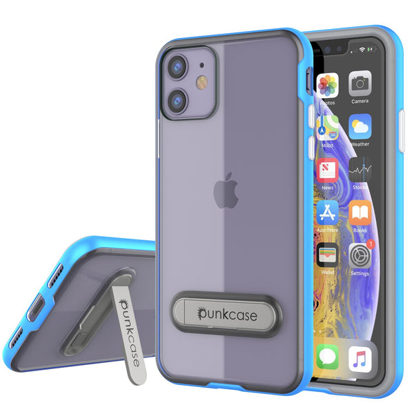 iPhone 11 Case, PUNKcase [LUCID 3.0 Series] [Slim Fit] Armor Cover w/ Integrated Screen Protector [Blue]