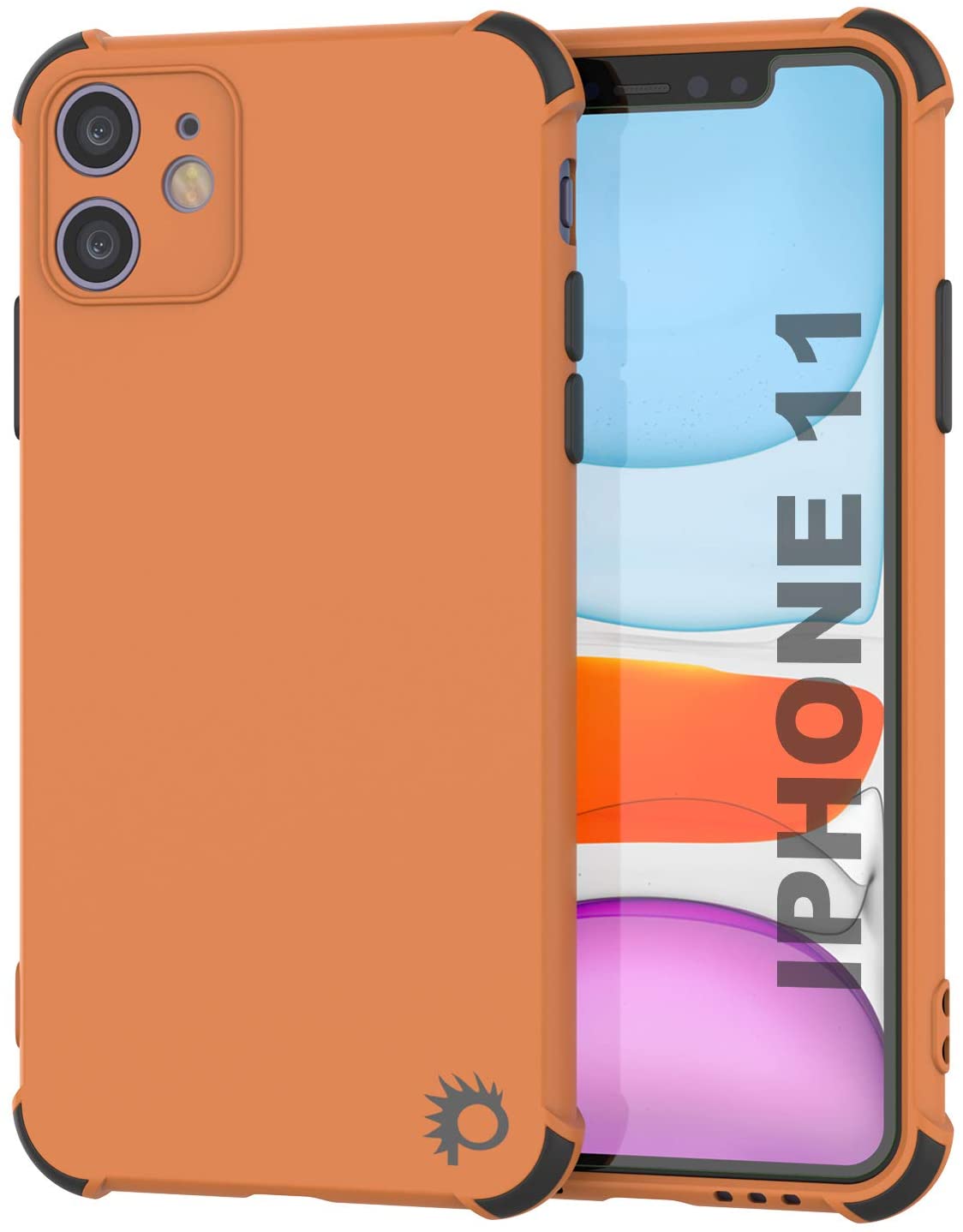 Punkcase Protective & Lightweight TPU Case [Sunshine Series] for iPhone 11 [Orange]