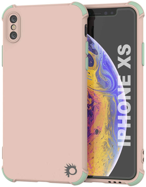 Punkcase Protective & Lightweight TPU Case [Sunshine Series] for iPhone XS [Pink]