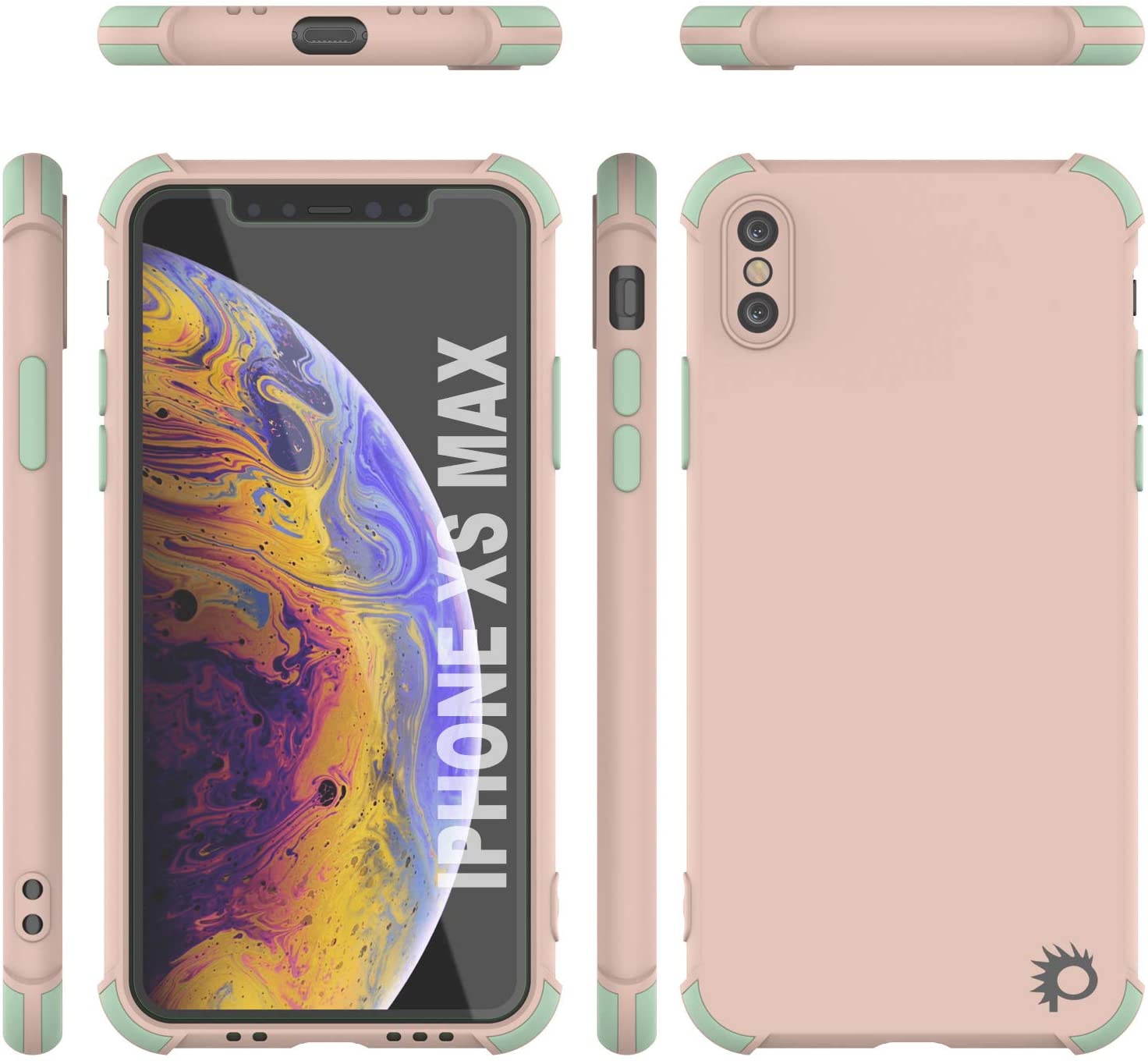 Punkcase Protective & Lightweight TPU Case [Sunshine Series] for iPhone XS Max [Pink]