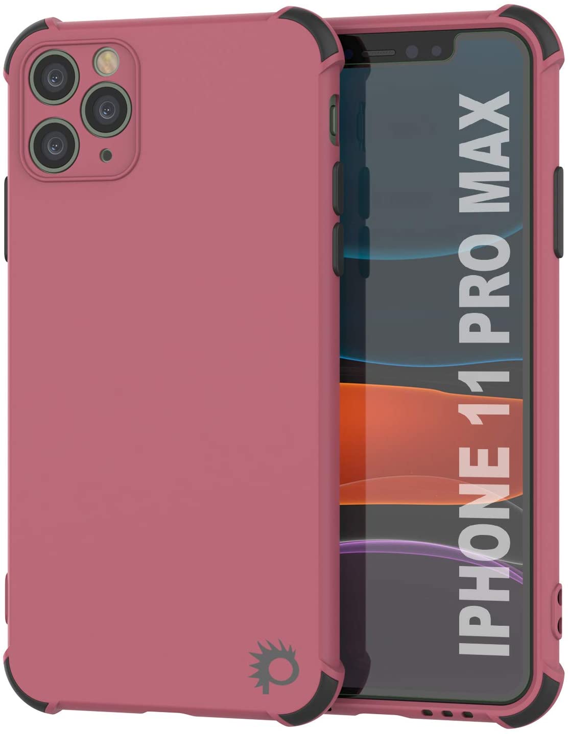 Punkcase Protective & Lightweight TPU Case [Sunshine Series] for iPhone 11 Pro Max [Rose]