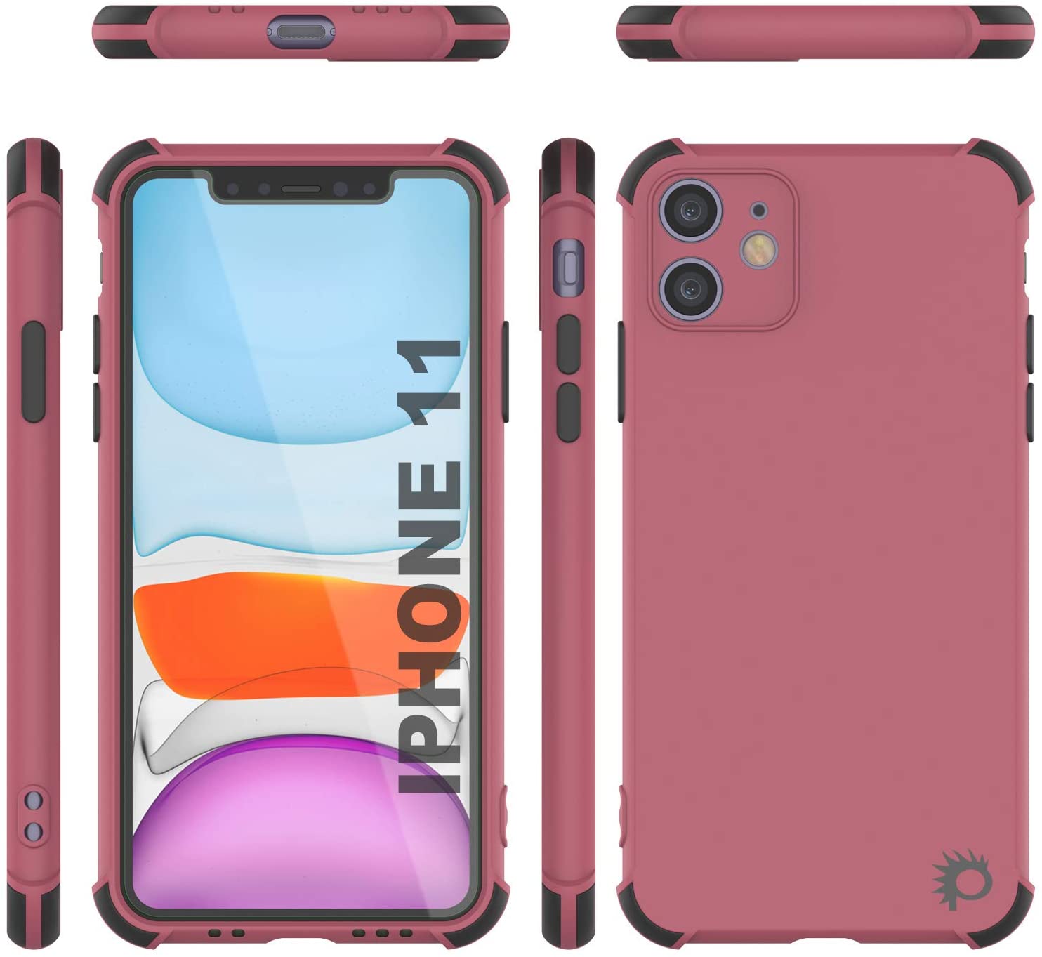 Punkcase Protective & Lightweight TPU Case [Sunshine Series] for iPhone 11 [Rose]