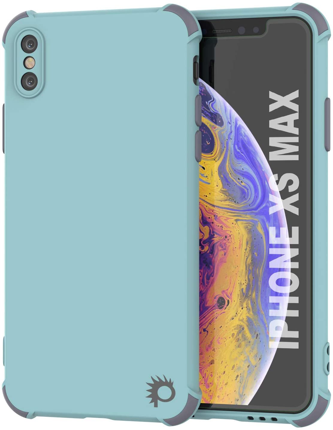 Punkcase Protective & Lightweight TPU Case [Sunshine Series] for iPhone XS Max [Teal]