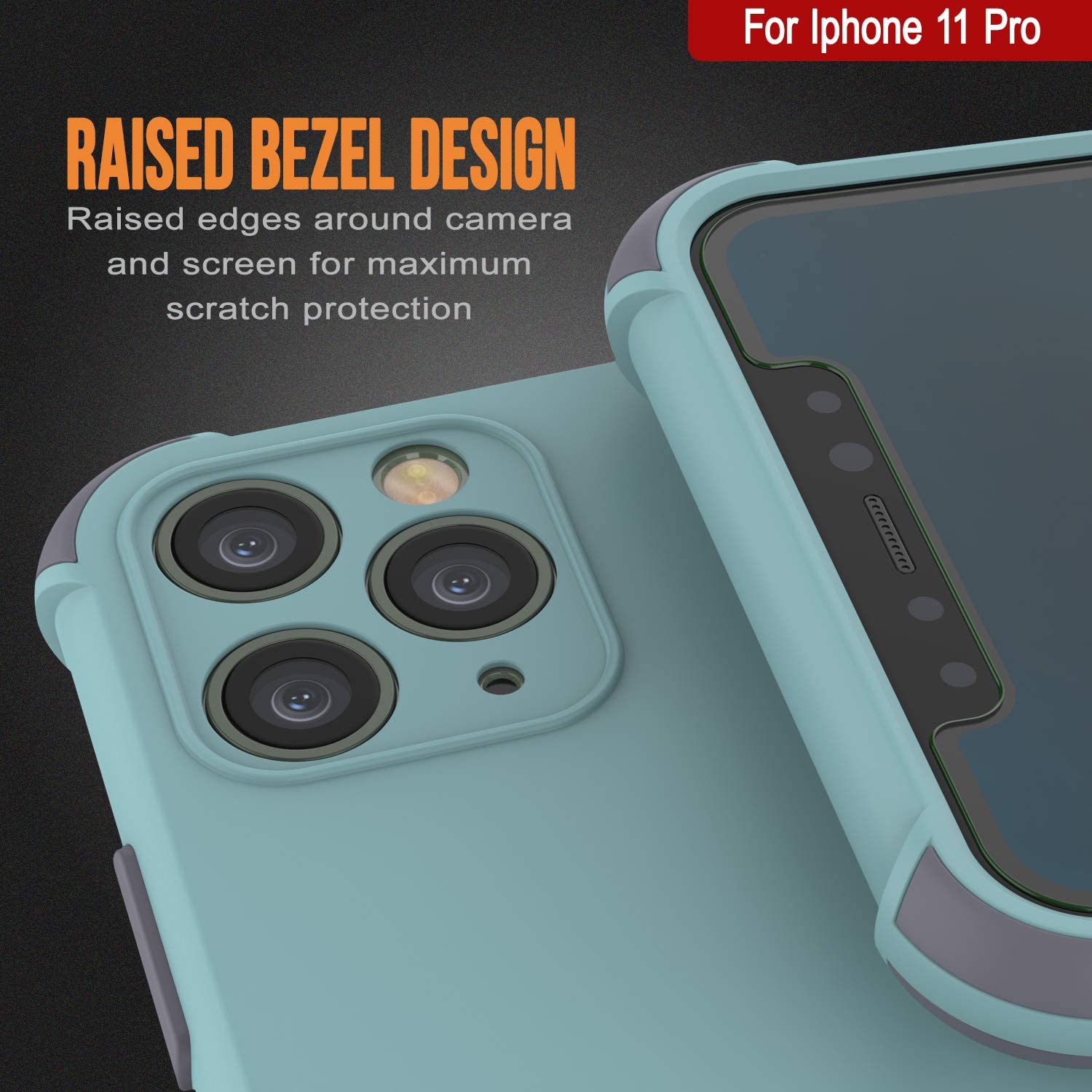 Punkcase Protective & Lightweight TPU Case [Sunshine Series] for iPhone 11 Pro [Teal]