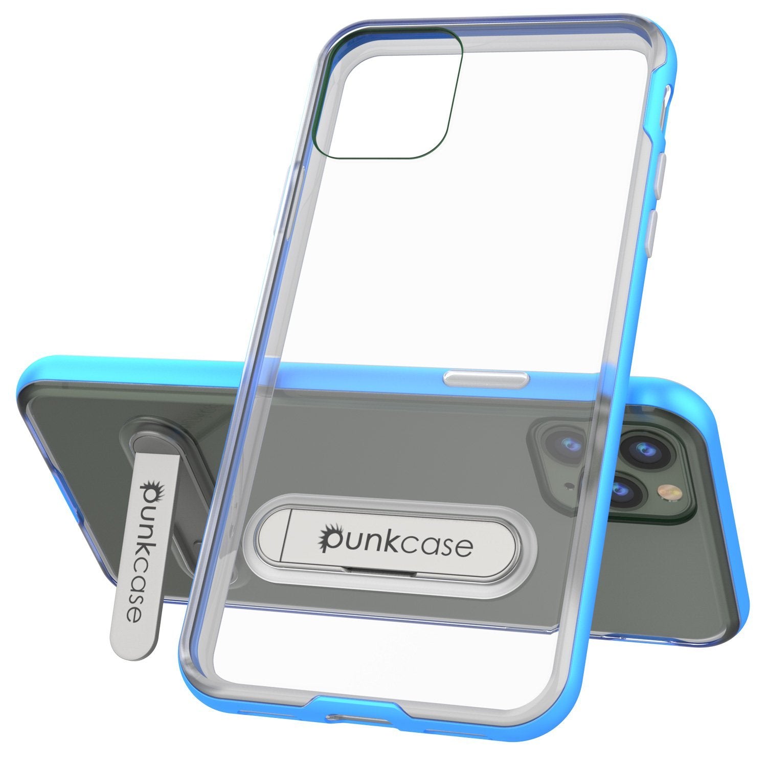 iPhone 12 Pro Case, PUNKcase [LUCID 3.0 Series] [Slim Fit] Protective Cover w/ Integrated Screen Protector [Blue]