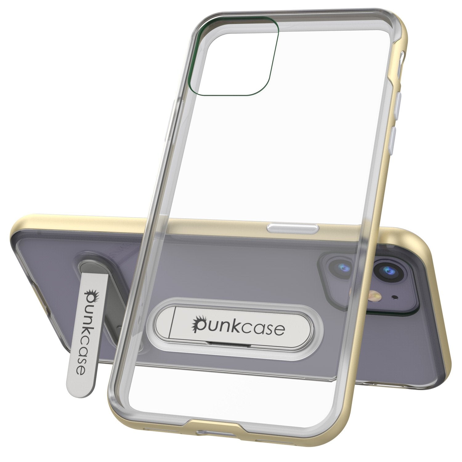 iPhone 11 Case, PUNKcase [LUCID 3.0 Series] [Slim Fit] Armor Cover w/ Integrated Screen Protector [Gold]