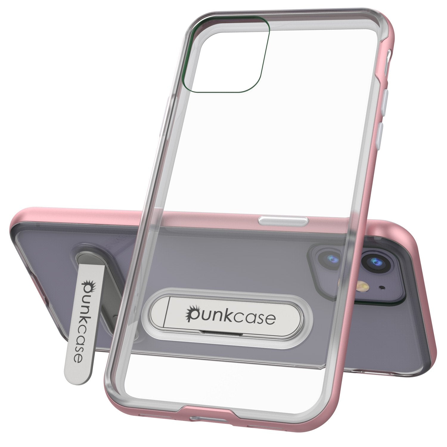 iPhone 11 Case, PUNKcase [LUCID 3.0 Series] [Slim Fit] Armor Cover w/ Integrated Screen Protector [Rose Gold]