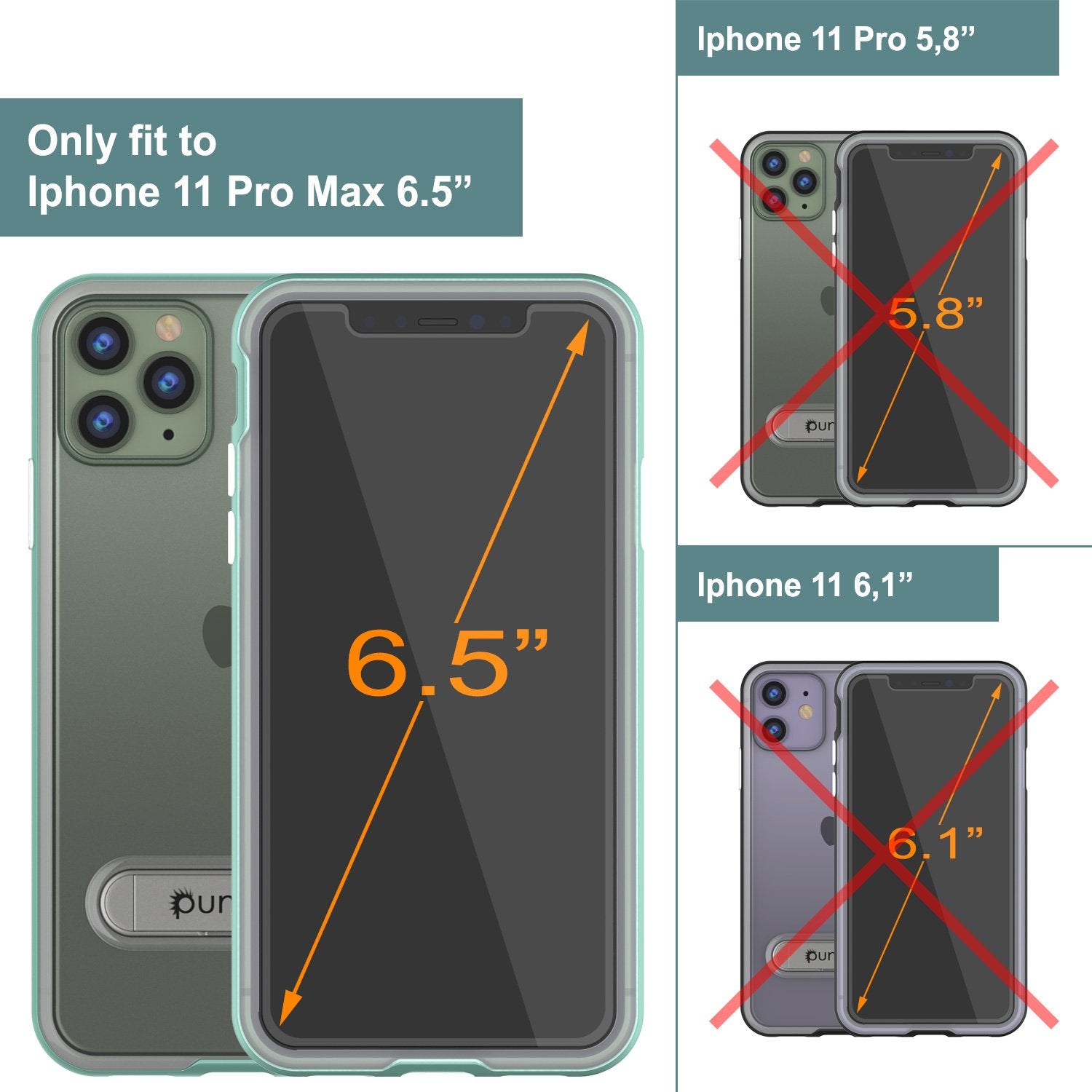 iPhone 12 Pro Max Case, PUNKcase [LUCID 3.0 Series] [Slim Fit] Protective Cover w/ Integrated Screen Protector [Teal]