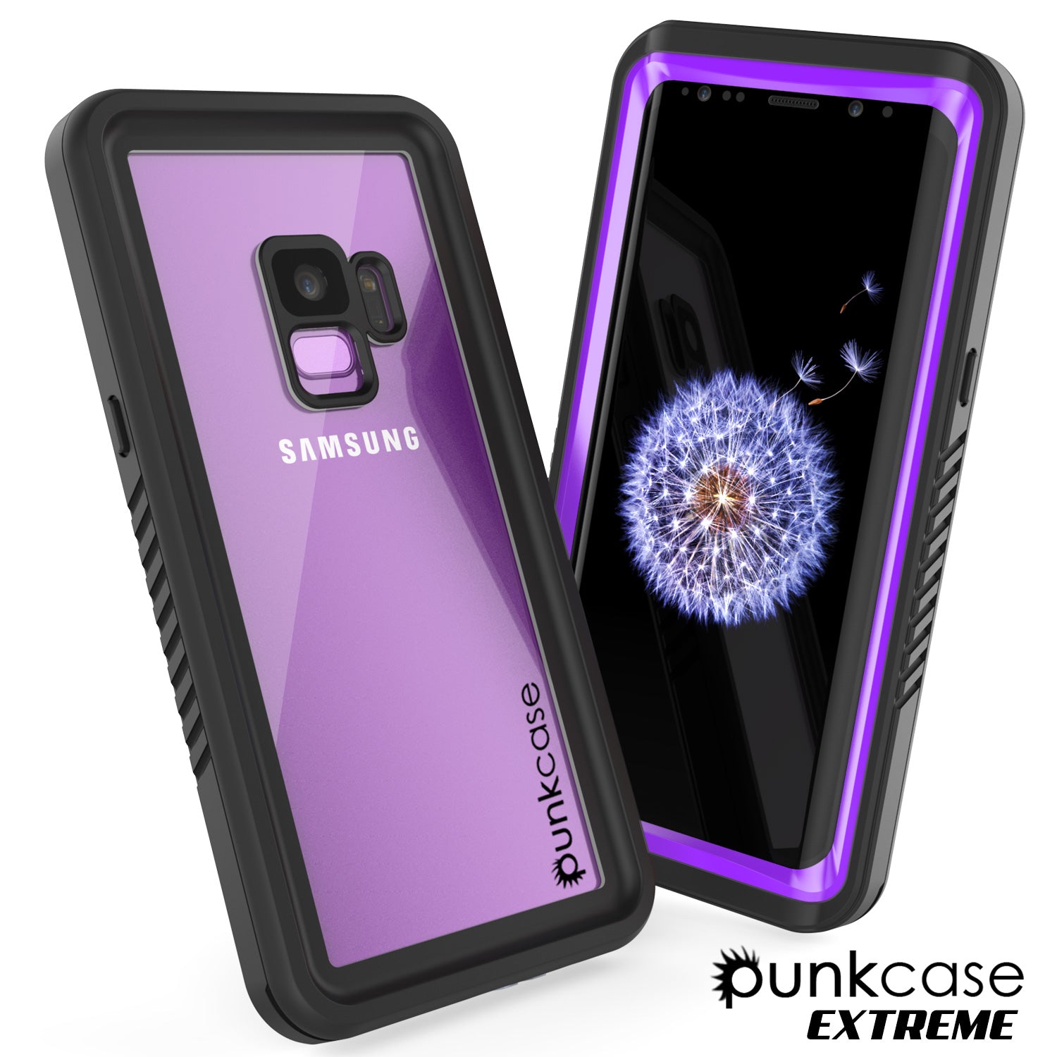 Punkcase Galaxy S9 Extreme Series Waterproof Body | Purple