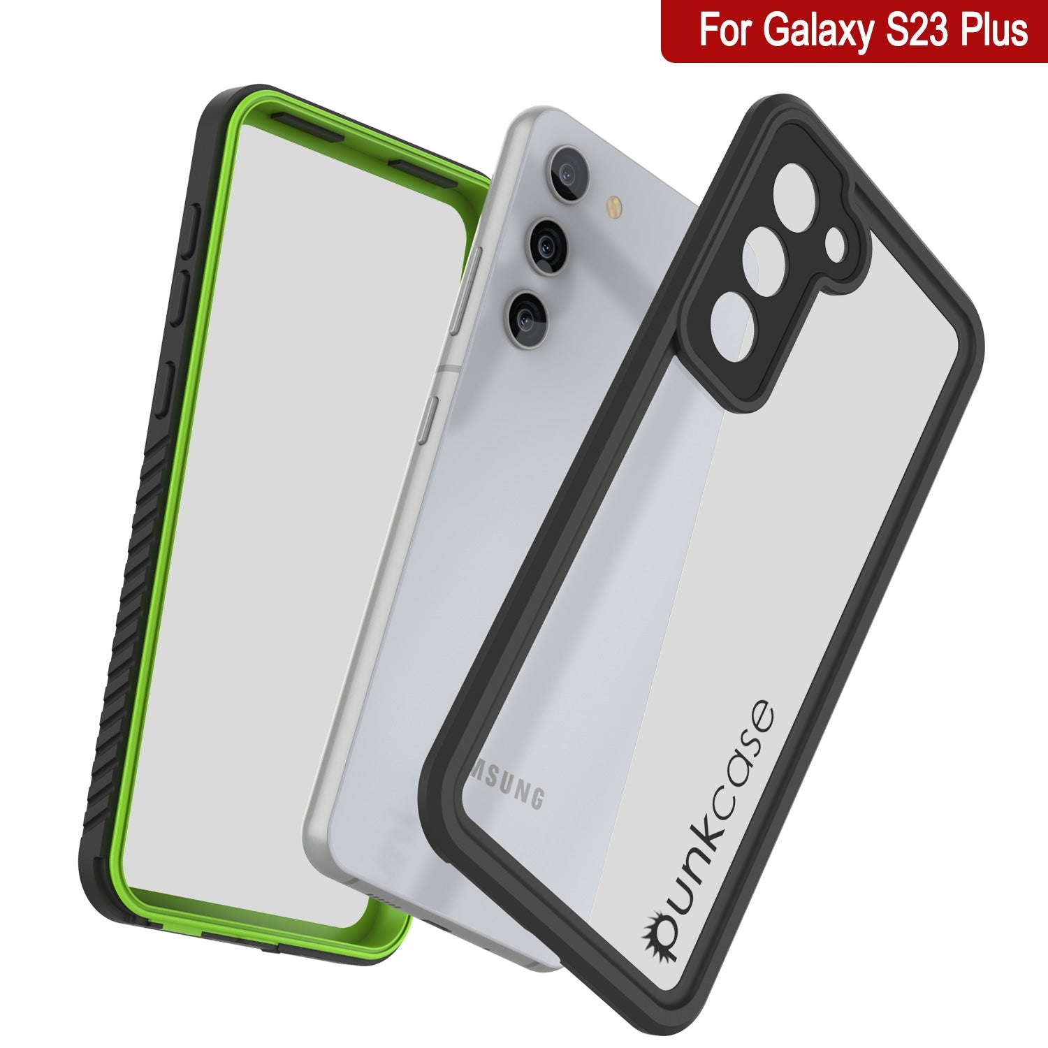 Galaxy S23+ Plus Water/ Shockproof [Extreme Series] Screen Protector Case [Light Green]
