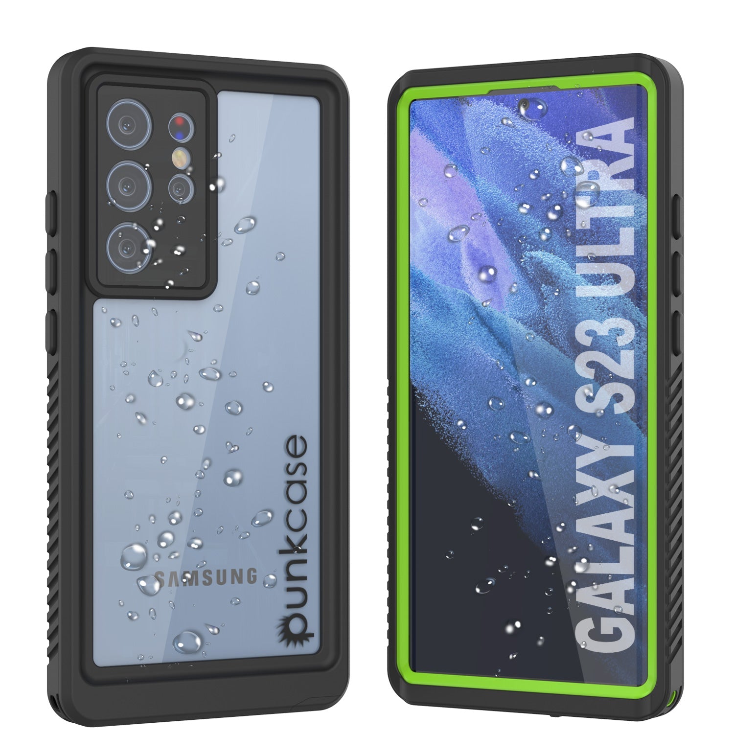 Galaxy S23 Ultra Water/ Shockproof [Extreme Series] Screen Protector Case [Light Green]