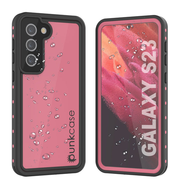 Galaxy S24 Waterproof Case PunkCase StudStar Pink Thin 6.2ft Underwater IP68 Shock/Snow Proof