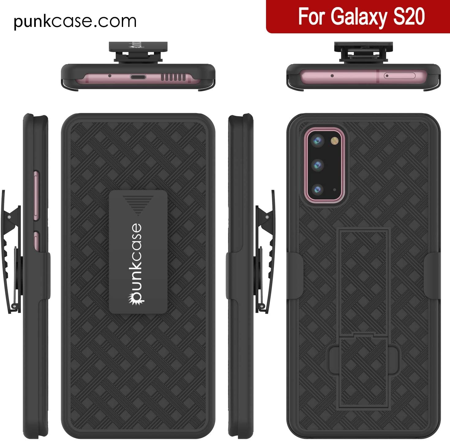 Galaxy S24 Case, Punkcase Holster Belt Clip With Screen Protector [Teal]
