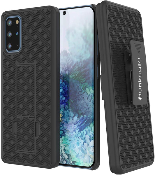 Galaxy S24 Plus Case, Punkcase Holster Belt Clip With Screen Protector [Pink]
