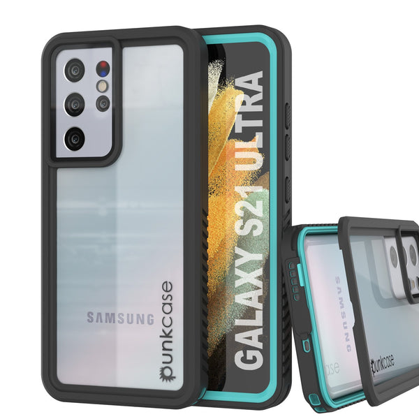 Galaxy S21 Ultra Water/Shock/Snowproof [Extreme Series]  Screen Protector Case [Teal]