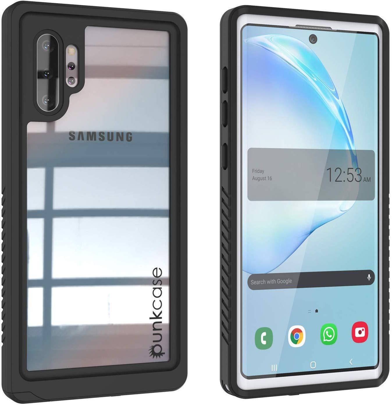 Galaxy Note 10+ Plus Case, Punkcase [Extreme Series] Armor Cover W/ Built In Screen Protector [White]